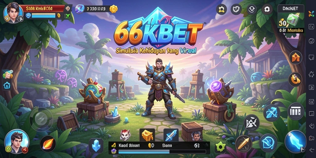 Tampilan mencolok dari gameplay interaktif di 66KBET