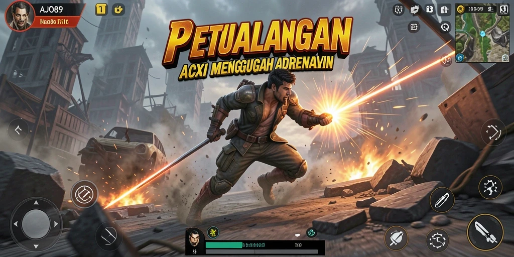 Gambaran menakjubkan dari aksi epik dalam AJO89.