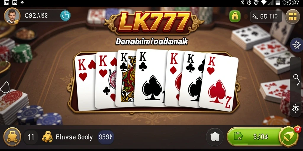 Screenshot utama LK777 menampilkan gameplay seru dan interaktif dalam permainan Domino.